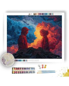 OBSIDIAN PEAK ENCOUNTER - Paint by Numbers Full Kit