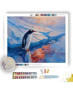CRACKED GLACIER EDGE - Paint by Numbers Full Kit