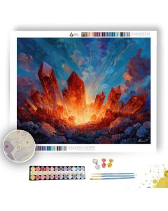 CRYSTAL DROPZONE RADIANCE - Paint by Numbers Full Kit