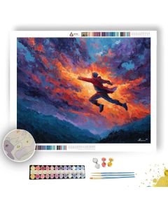 RIFTBREAKER ABOVE SAPPHIRE VALLEY - Paint by Numbers Full Kit