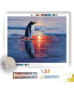 REFLECTION ON BLACK ICE - Paint by Numbers Full Kit