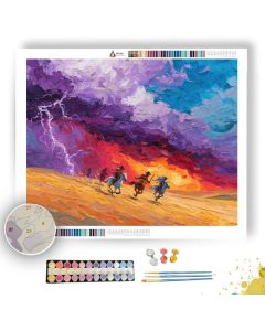 STORMFRONT ON FLOATING DUNES - Paint by Numbers Full Kit