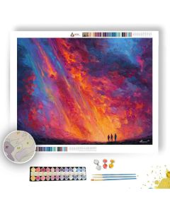 HOLOGRAPHIC VICTORY EMBRACE - Paint by Numbers Full Kit