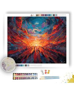 ENERGY DOME CONVERGENCE - Paint by Numbers Full Kit