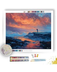COASTAL SPRAY TEE - Paint by Numbers Full Kit