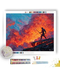 VOLCANIC EDGE STAND - Paint by Numbers Full Kit