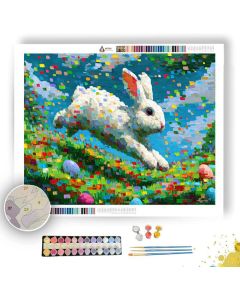 PIXEL MEADOW EGG HUNT - Paint by Numbers Full Kit