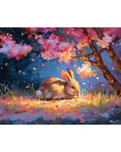 STORYBOOK BUNNY AND BLOSSOMS