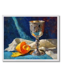 KIDDUSH CUP AND ORANGE PEEL - FRAMED