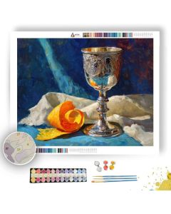 KIDDUSH CUP AND ORANGE PEEL - Paint by Numbers Full Kit