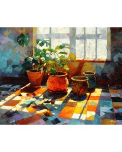 TILE FLOOR POT CLUSTER