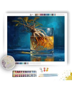 BANYAN ROOTS IN GLASS - Paint by Numbers Full Kit