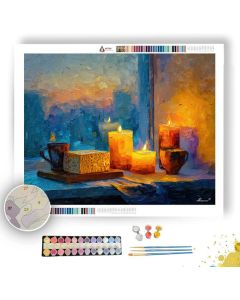 GENTLE SPRING EVENING - Paint by Numbers Full Kit