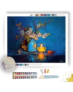 SPRING BLOOMS AT SEDER - Paint by Numbers Full Kit