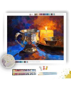 WASHING CUP BY BASIN - Paint by Numbers Full Kit