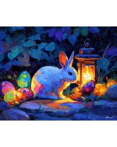 NEON NIGHT BUNNY EGGS