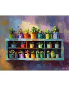 PLANT SHELF COLOR GRID