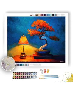 BONSAI DESK LAMP - Paint by Numbers Full Kit