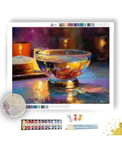 SALTWATER BOWL SHIMMER - Paint by Numbers Full Kit