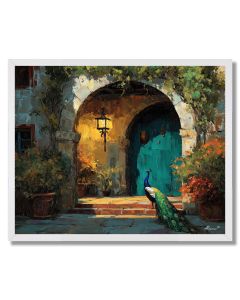 WHEN THE VERANDA SHINES - FRAMED