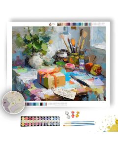 MARKET ON THE TABLE - Paint by Numbers Full Kit
