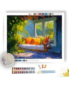 UNDER PICNIC WINDOW - Paint by Numbers Full Kit