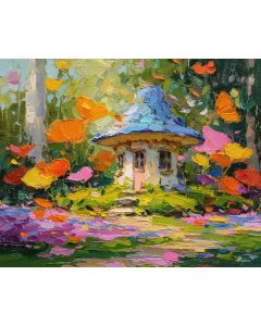 UNDER THE CAROUSEL RIBBONS