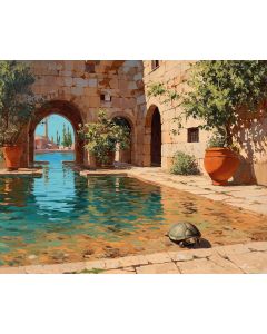 INTO THE COURTYARD SHADE