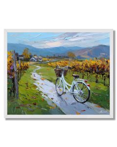THE VINEYARD IN WINTER - FRAMED