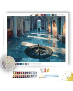 AT THE THE LOGGIA - Paint by Numbers Full Kit