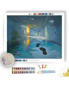 UNDER THE UNDERPASS SKY - Paint by Numbers Full Kit