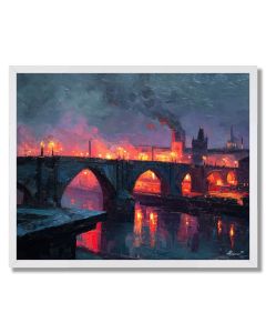 THE ARCHES IN SMOKE - FRAMED