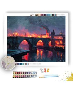 THE ARCHES IN SMOKE - Paint by Numbers Full Kit