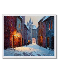 THE CASTLE BY COBBLES - FRAMED