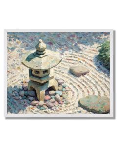 STONE IN STILLNESS - FRAMED