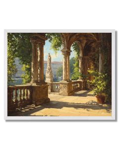 INTO THE LOGGIA HALL - FRAMED