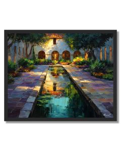 THE PATH AND SHIMMER - FRAMED