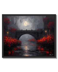 WHERE THE CRYPT FALLS - FRAMED