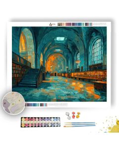 AFTER THE SUBWAY - Paint by Numbers Full Kit