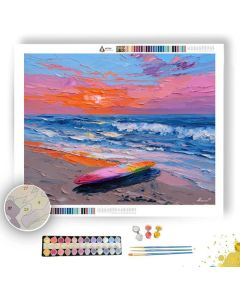 SUNSET HORIZON - Paint by Numbers Full Kit