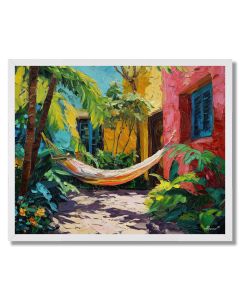 COURTYARD HORIZON - FRAMED