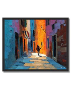 ALLEY GLOW - FRAMED