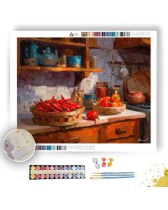 KITCHEN STILLNESS - Paint by Numbers Full Kit