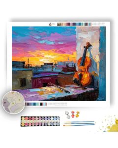 PLAZA LIGHT - Paint by Numbers Full Kit