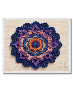 MANDALA STITCH WHEEL - FRAMED