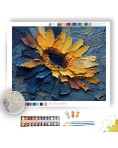 SUNFLOWER PATCHWORK - Paint by Numbers Full Kit