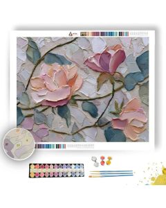 ROSE VINE SAMPLER - Paint by Numbers Full Kit