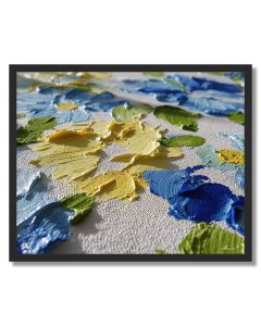 DAISY CHAIN TABLELINEN - FRAMED