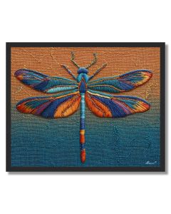 DRAGONFLY EMBLEM - FRAMED