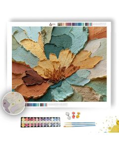 CACTUS BLOOM TEXTURE - Paint by Numbers Full Kit